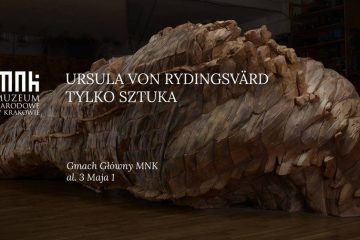 Plakat dotyczący spotkania z Ursulą von Rydingsvard