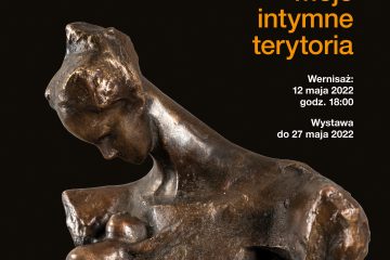 Plakat dotyczący wystawy "Moje intymne terytoria"