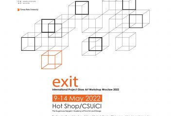 Plakat dotyczący wystawy "Exit"
