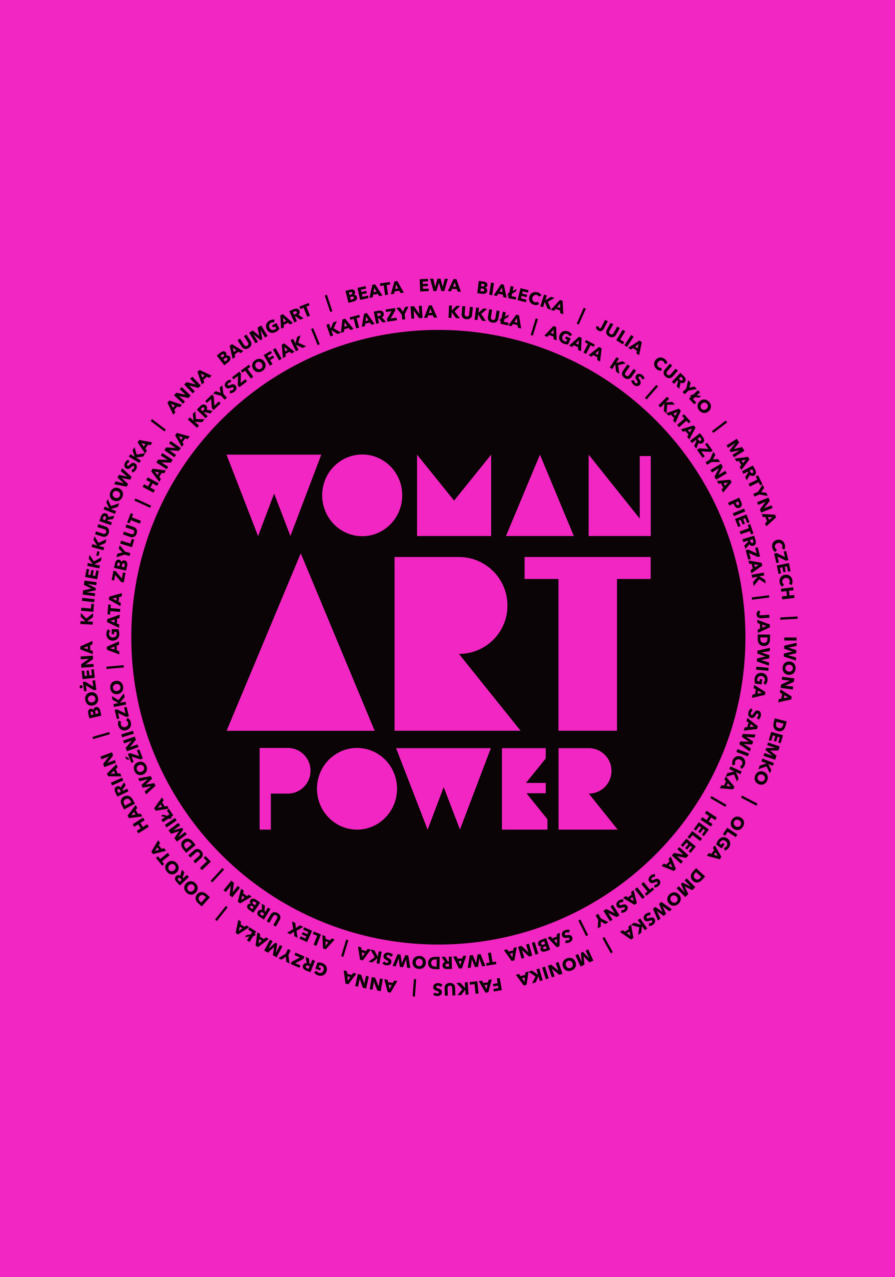 Plakat wystawy Woman Art Power