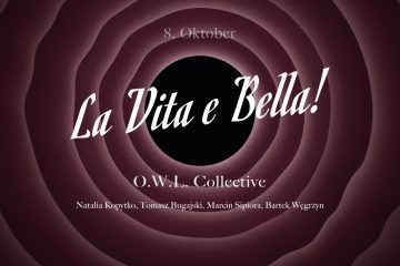 Plakat wystawy "La Vita e Bella"