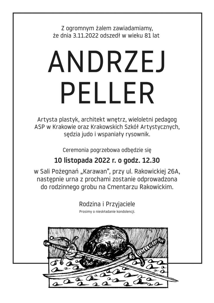 Nekrolog Andrzeja Pellera