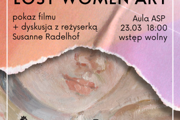 Plakat z napido pokazu filmu Lost Women Art